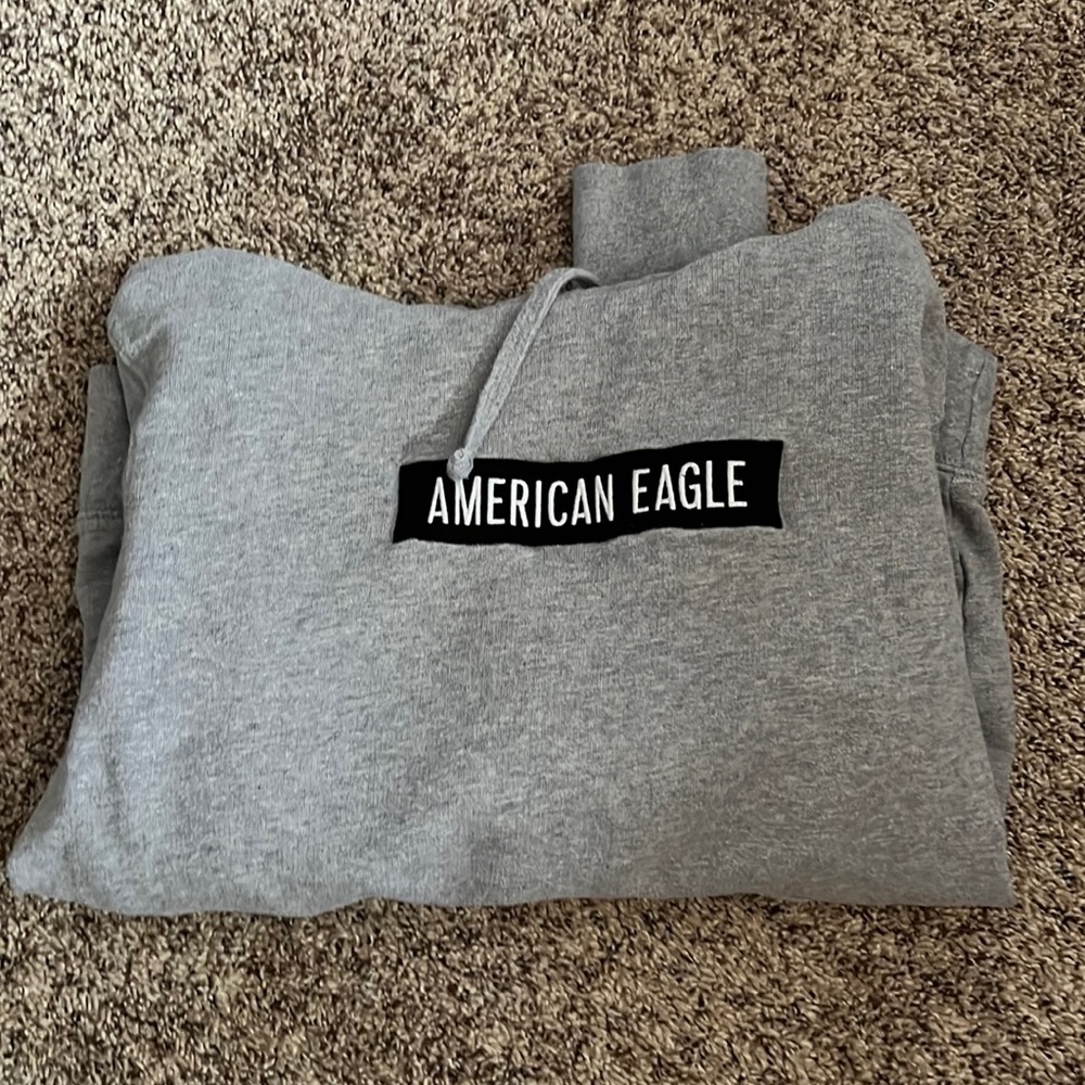 Medium grey American eagle hoodie